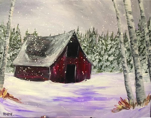 Winter Barn