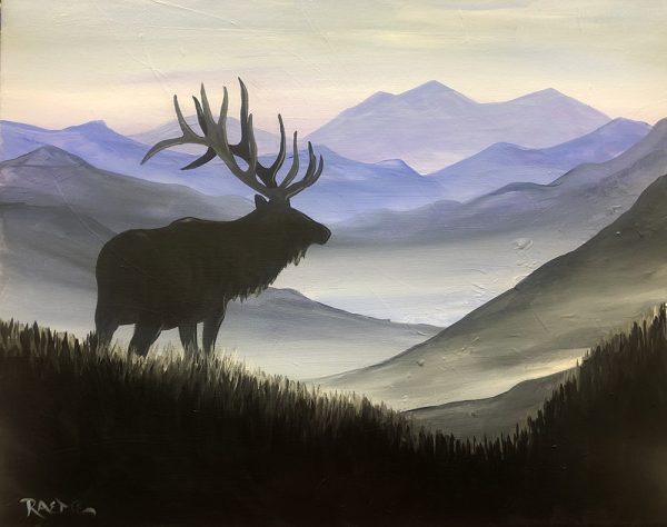 Mountaintop Elk